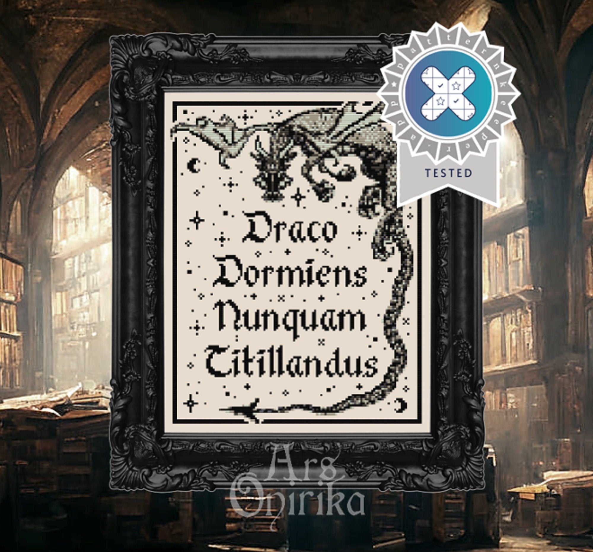 Wizard Quotes Cross Stitch Pattern Bundle – Magical PDF Set - INTERMEDIATE LEVEL