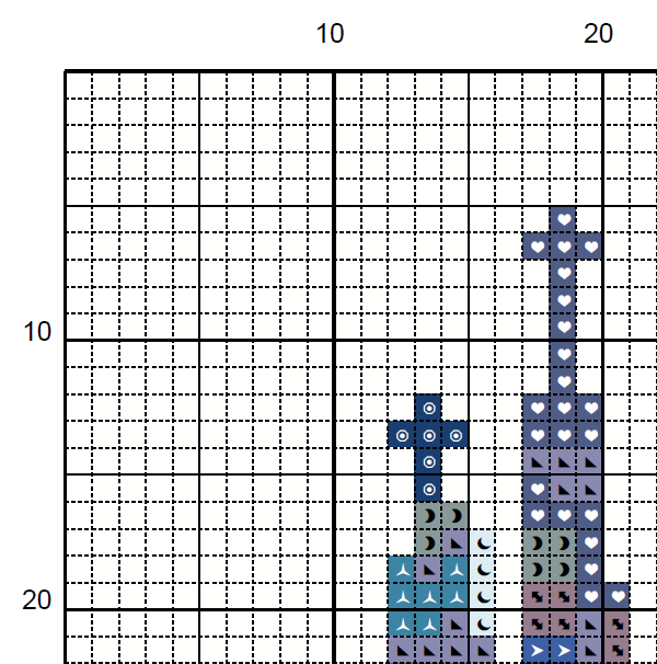 Gaudi Dragon Cross Stitch Pattern - Barcelona Architecture (PDF)  - INTERMEDIATE LEVEL