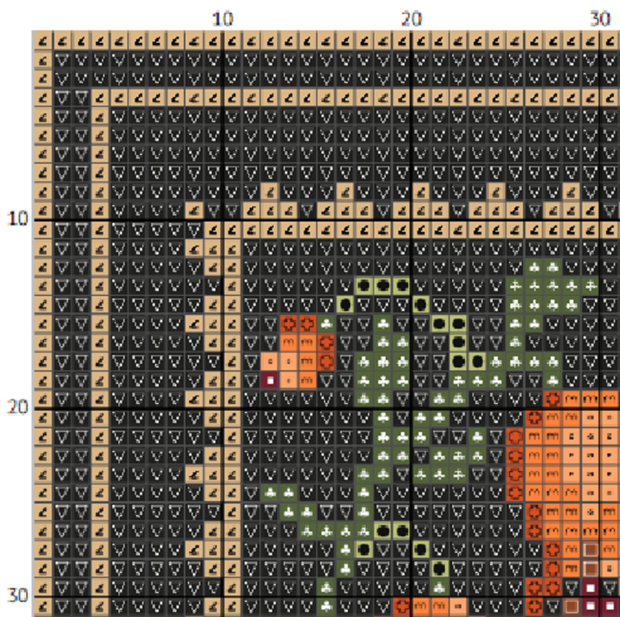 Wildflowers Cross Stitch Pattern - Vintage Botanical Postage (PDF) - INTERMEDIATE LEVEL