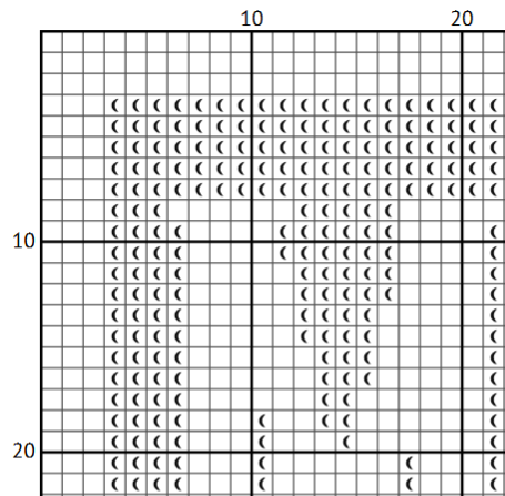 Make Art Not War Cross Stitch Pattern (PDF) - INTERMEDIATE LEVEL