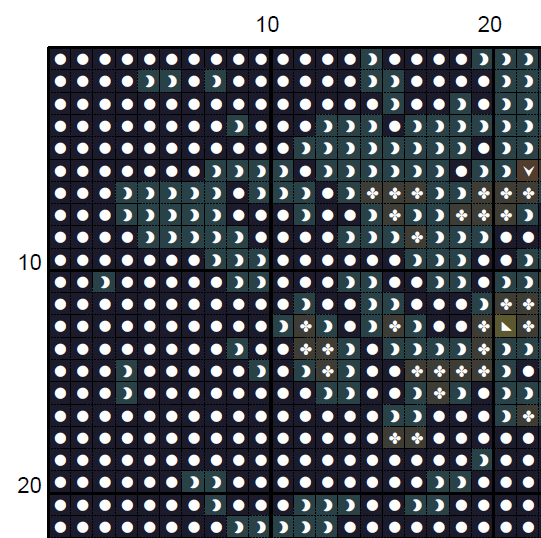 The Firefly Circle (II) Cross Stitch Pattern - Whimsical Folklore (PDF) - INTERMEDIATE LEVEL