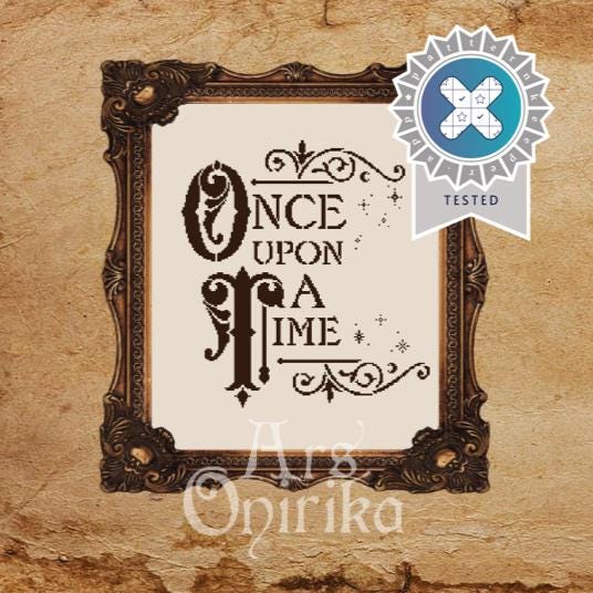 Once Upon a Time Cross Stitch Pattern (PDF) – EASY LEVEL
