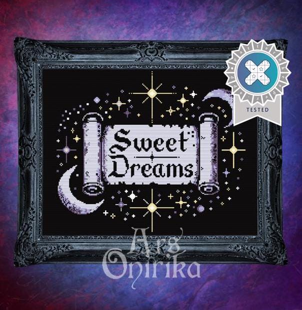 Sweet Dreams Cross Stitch Pattern (PDF) - EASY LEVEL