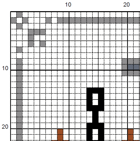 Dungeon Sweet Dungeon Cross Stitch Pattern - Spooky Halloween (PDF)