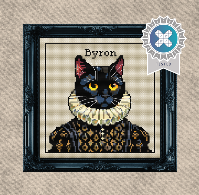 Victorian Cat Bundle - Customizable Cross Stitch Pattern – Set of 9 PDF