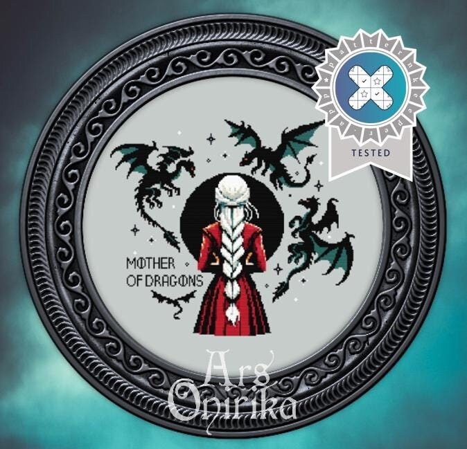 Mother Of Dragons - Cross Stitch Pattern - EASY LEVEL