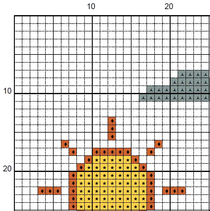 Anti Summer Club Cross Stitch Pattern - Grim Reaper (PDF) - EASY LEVEL