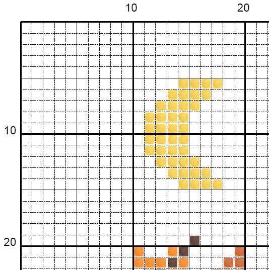 Creepy Pumpkin Club Cross Stitch Pattern – Halloween Gothic Design (PDF) - EASY LEVEL