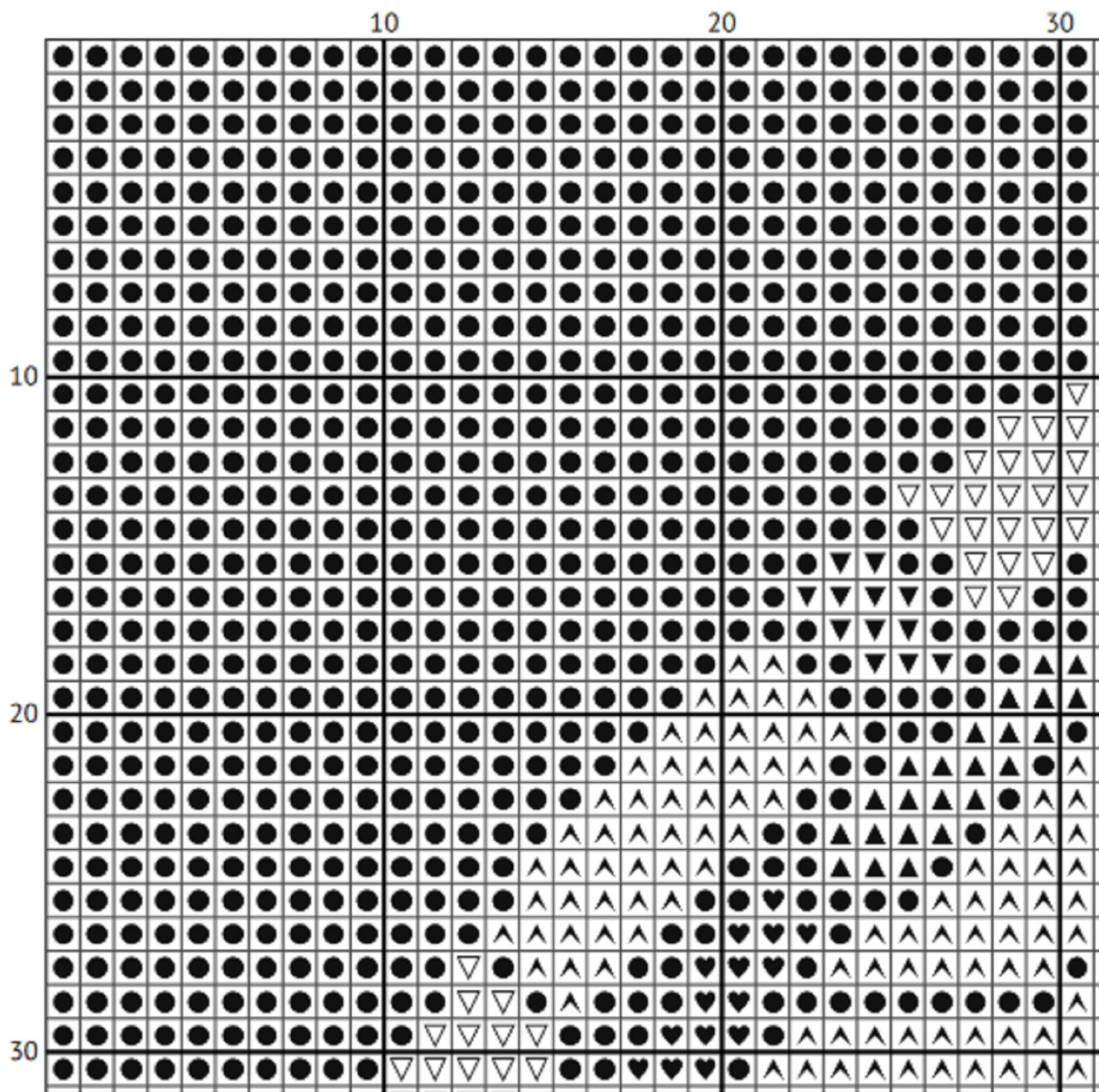 Halloween Stained Glass Cross Stitch Pattern (PDF) – Spooky, Gothic - EASY LEVEL