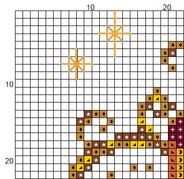 Sacred Heart Cross Stitch Pattern – Ex-Voto Embroidery (PDF) - EASY LEVEL