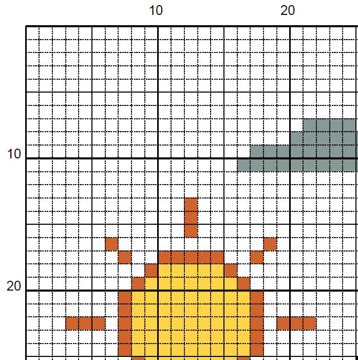 Anti Summer Club Cross Stitch Pattern - Grim Reaper (PDF) - EASY LEVEL