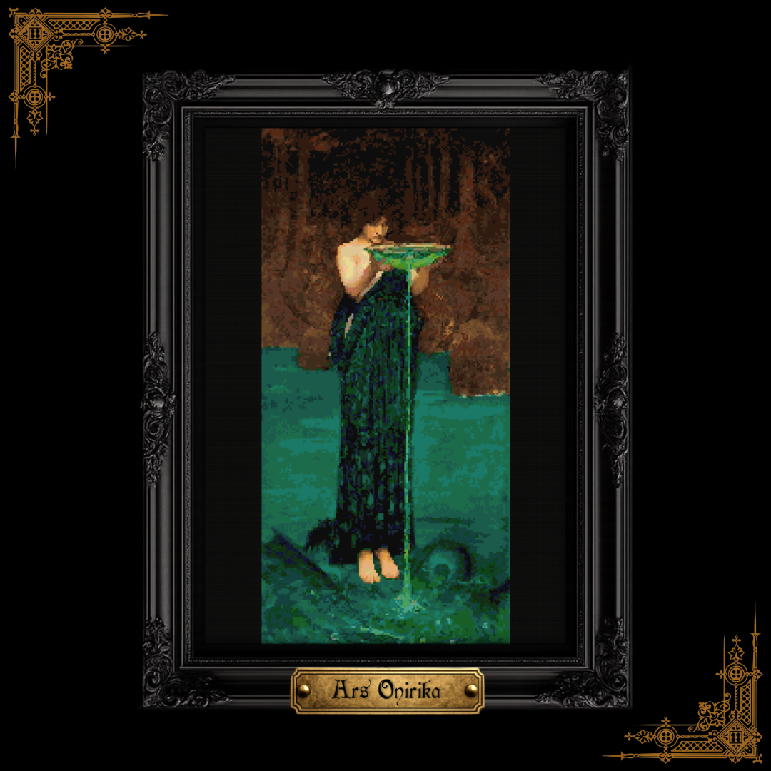 Circe Invidiosa Cross Stitch Pattern