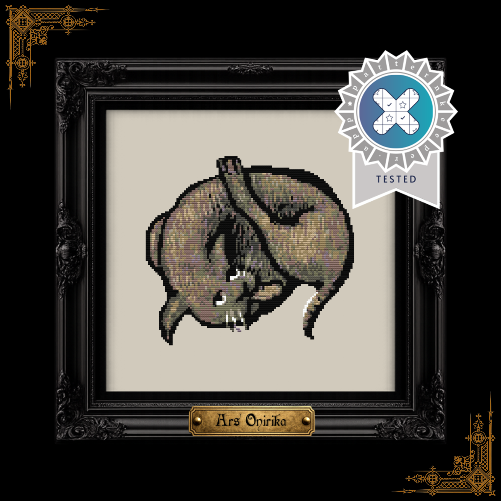 Medieval Cat II - Cross Stitch Pattern