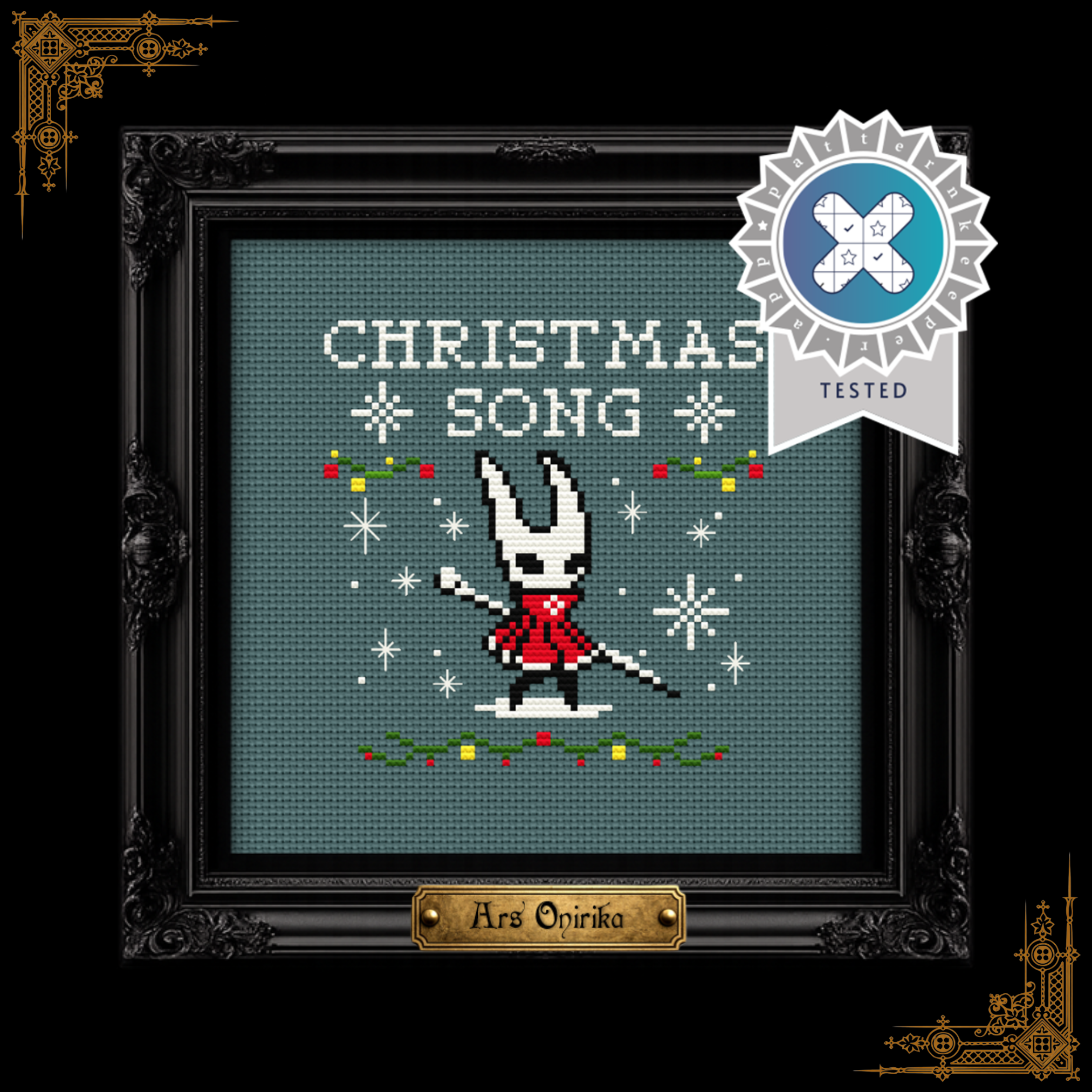 𝐂𝐇𝐑𝐈𝐒𝐓𝐌𝐀𝐒 𝐒𝐎𝐍𝐆 – 𝐂𝐫𝐨𝐬𝐬 𝐒𝐭𝐢𝐭𝐜𝐡 𝐏𝐚𝐭𝐭𝐞𝐫𝐧