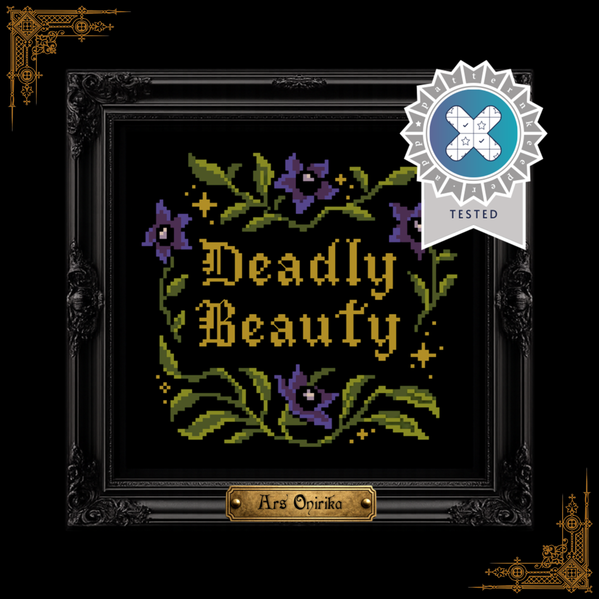 Deadly Beauty - Cross Stitch Pattern