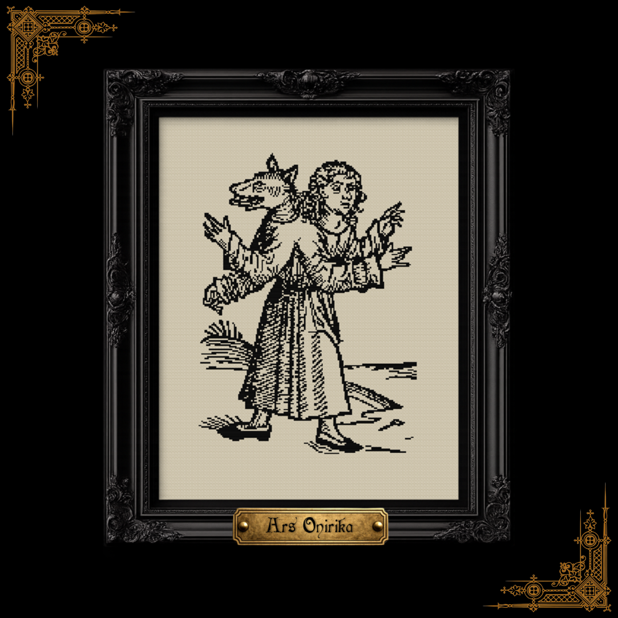 𝐌𝐄𝐃𝐈𝐄𝐕𝐀𝐋 𝐖𝐄𝐑𝐄𝐖𝐎𝐋𝐅 – 𝐂𝐫𝐨𝐬𝐬 𝐒𝐭𝐢𝐭𝐜𝐡 𝐏𝐚𝐭𝐭𝐞𝐫𝐧