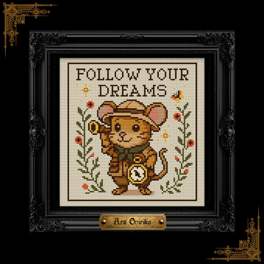 Follow Your Dreams - Cross Stitch Pattern