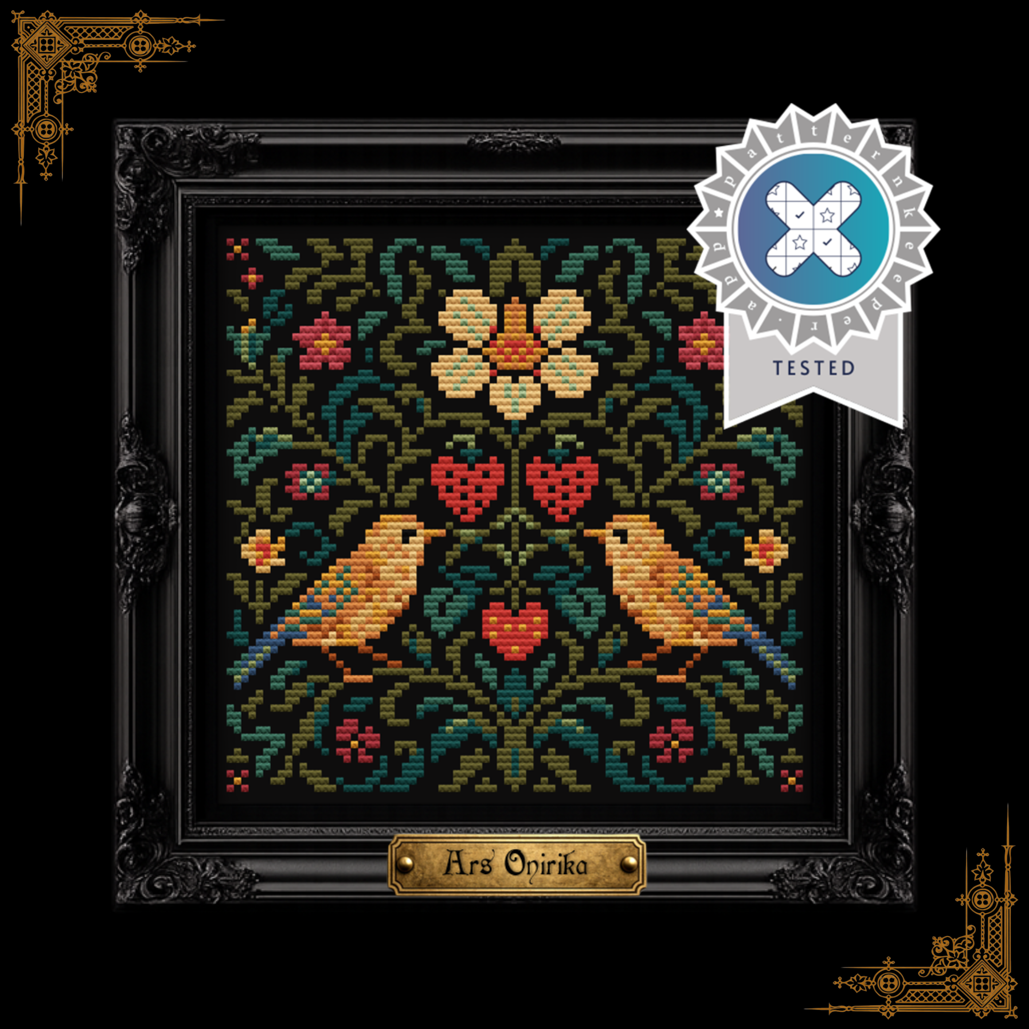 Strawberry Thief - Cross Stitch Pattern