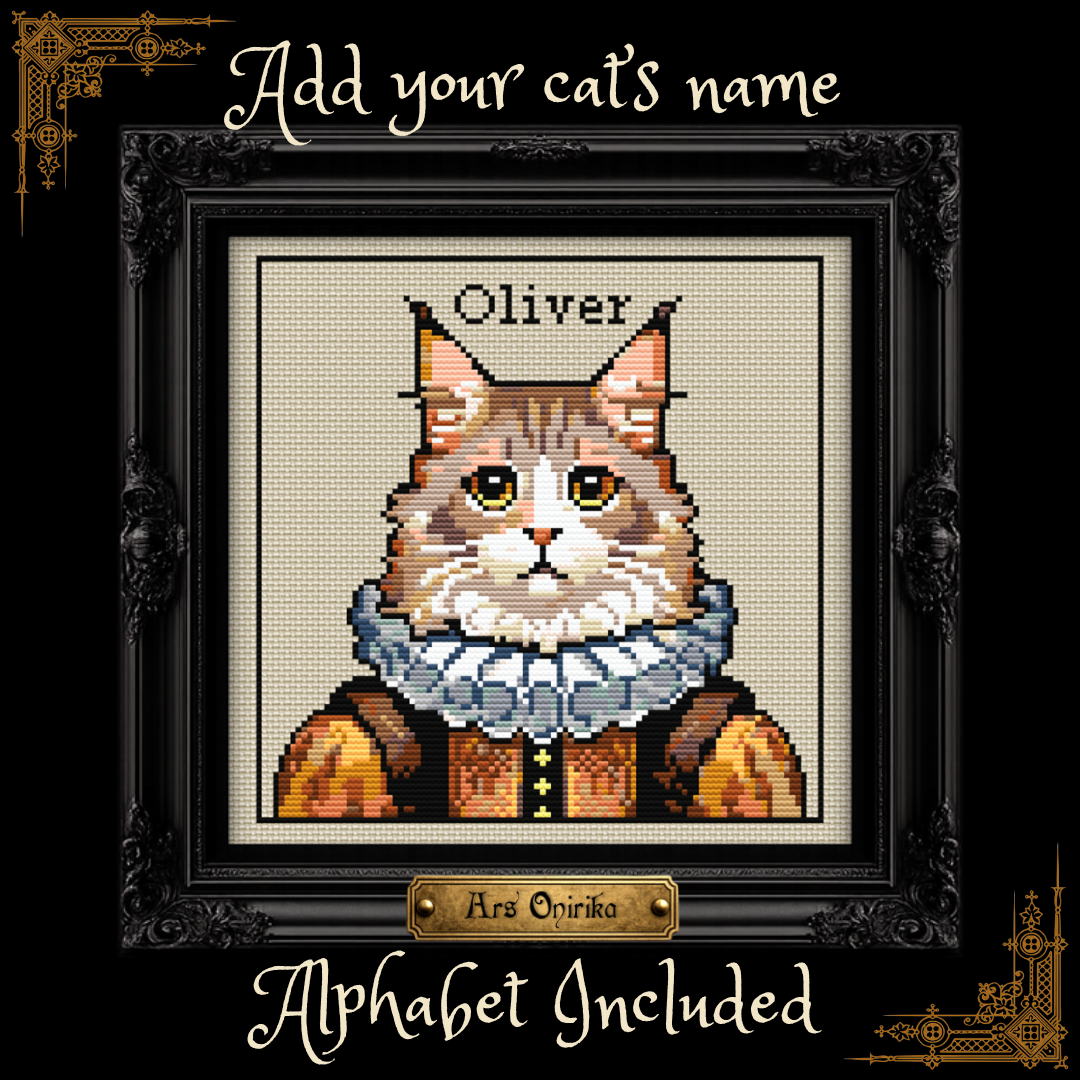 𝐅𝐋𝐔𝐅𝐅𝐘 𝐕𝐈𝐂𝐓𝐎𝐑𝐈𝐀𝐍 𝐂𝐀𝐓 – 𝐂𝐫𝐨𝐬𝐬 𝐒𝐭𝐢𝐭𝐜𝐡 𝐏𝐚𝐭𝐭𝐞𝐫𝐧