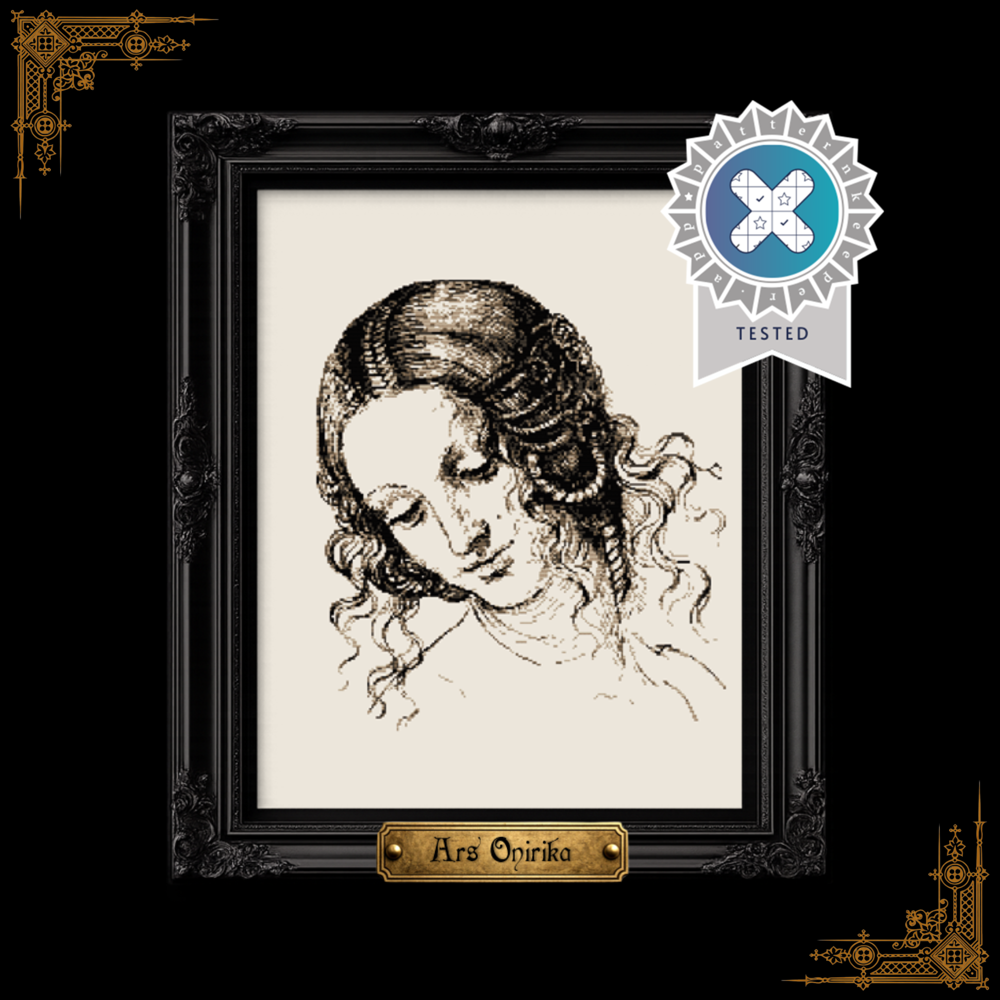 Renaissance Lady - Cross Stitch Pattern
