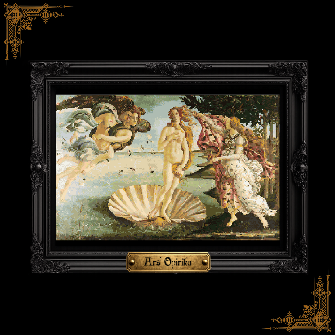 𝐓𝐇𝐄 𝐁𝐈𝐑𝐓𝐇 𝐎𝐅 𝐕𝐄𝐍𝐔𝐒 – 𝐂𝐫𝐨𝐬𝐬 𝐒𝐭𝐢𝐭𝐜𝐡 𝐏𝐚𝐭𝐭𝐞𝐫𝐧