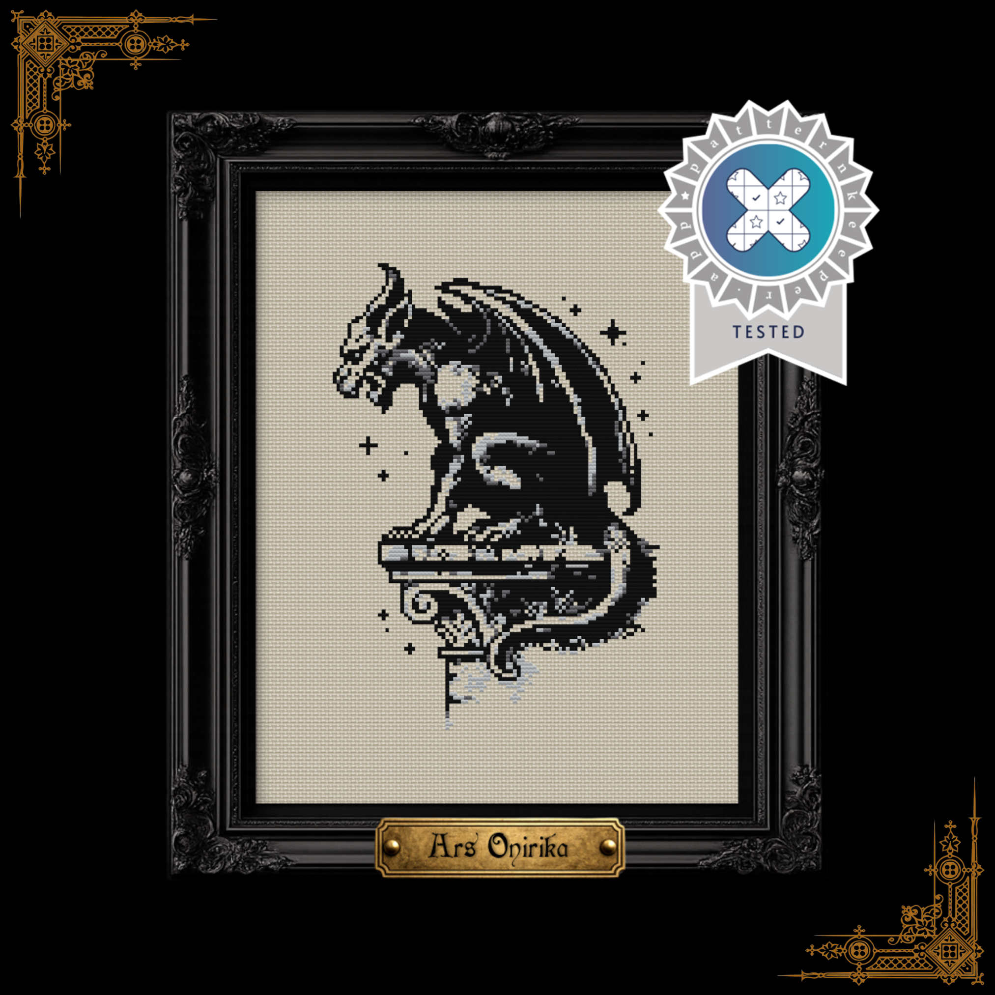 Gargoyle - Cross Stitch Pattern