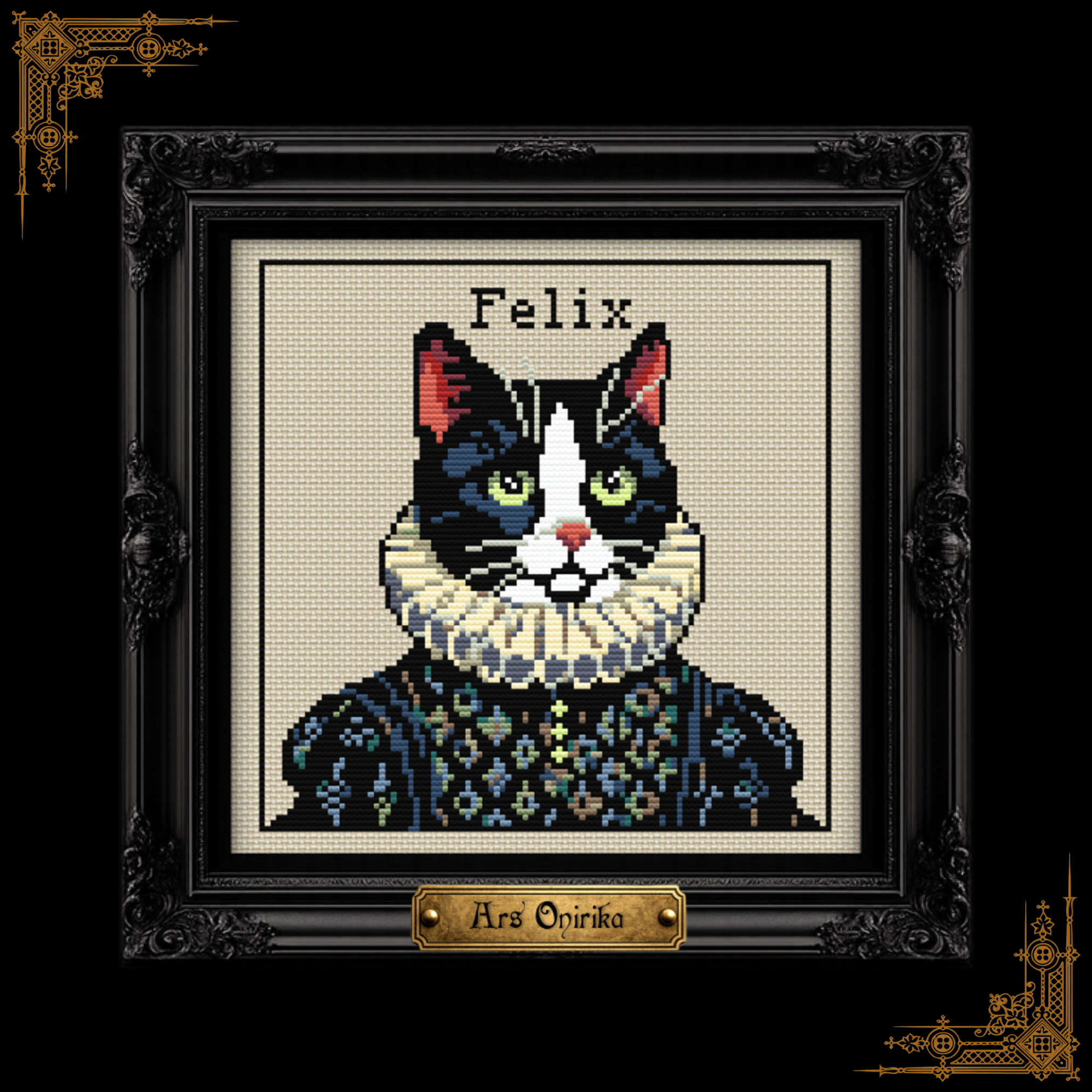 𝐕𝐈𝐂𝐓𝐎𝐑𝐈𝐀𝐍 𝐂𝐀𝐓 𝐁𝐔𝐍𝐃𝐋𝐄 – 𝐂𝐫𝐨𝐬𝐬 𝐒𝐭𝐢𝐭𝐜𝐡 𝐏𝐚𝐭𝐭𝐞𝐫𝐧