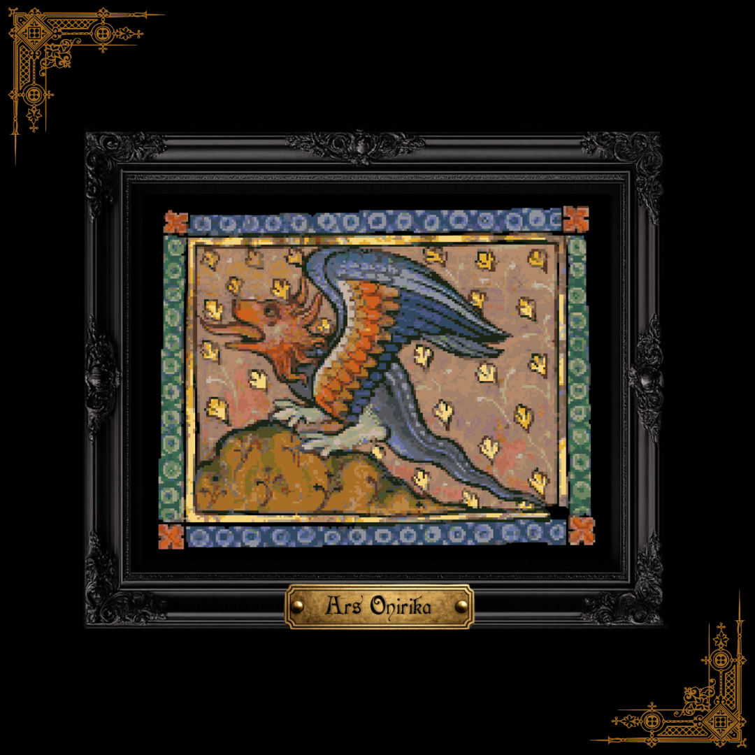 Medieval Dragon - Cross Stitch Pattern