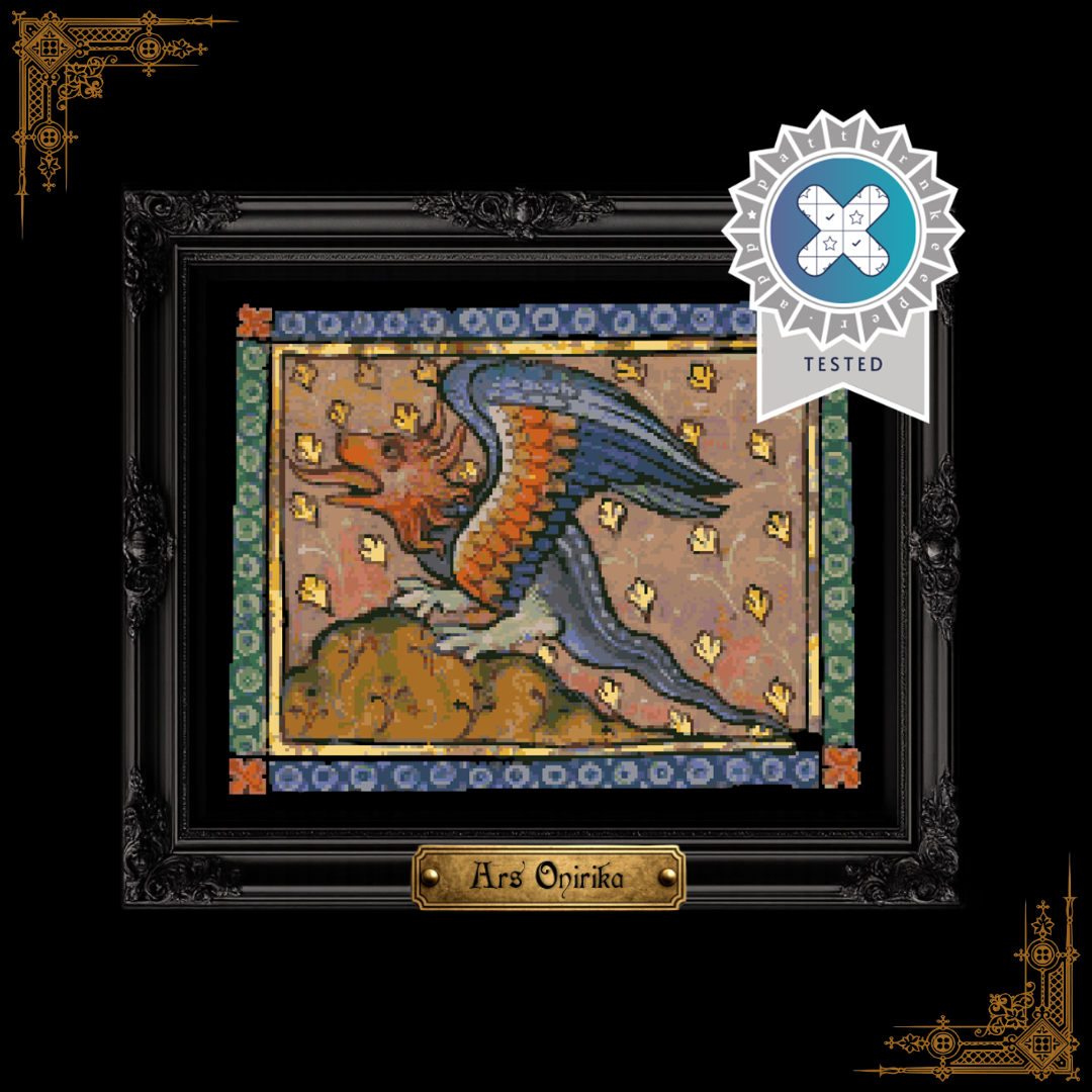 Medieval Dragon - Cross Stitch Pattern