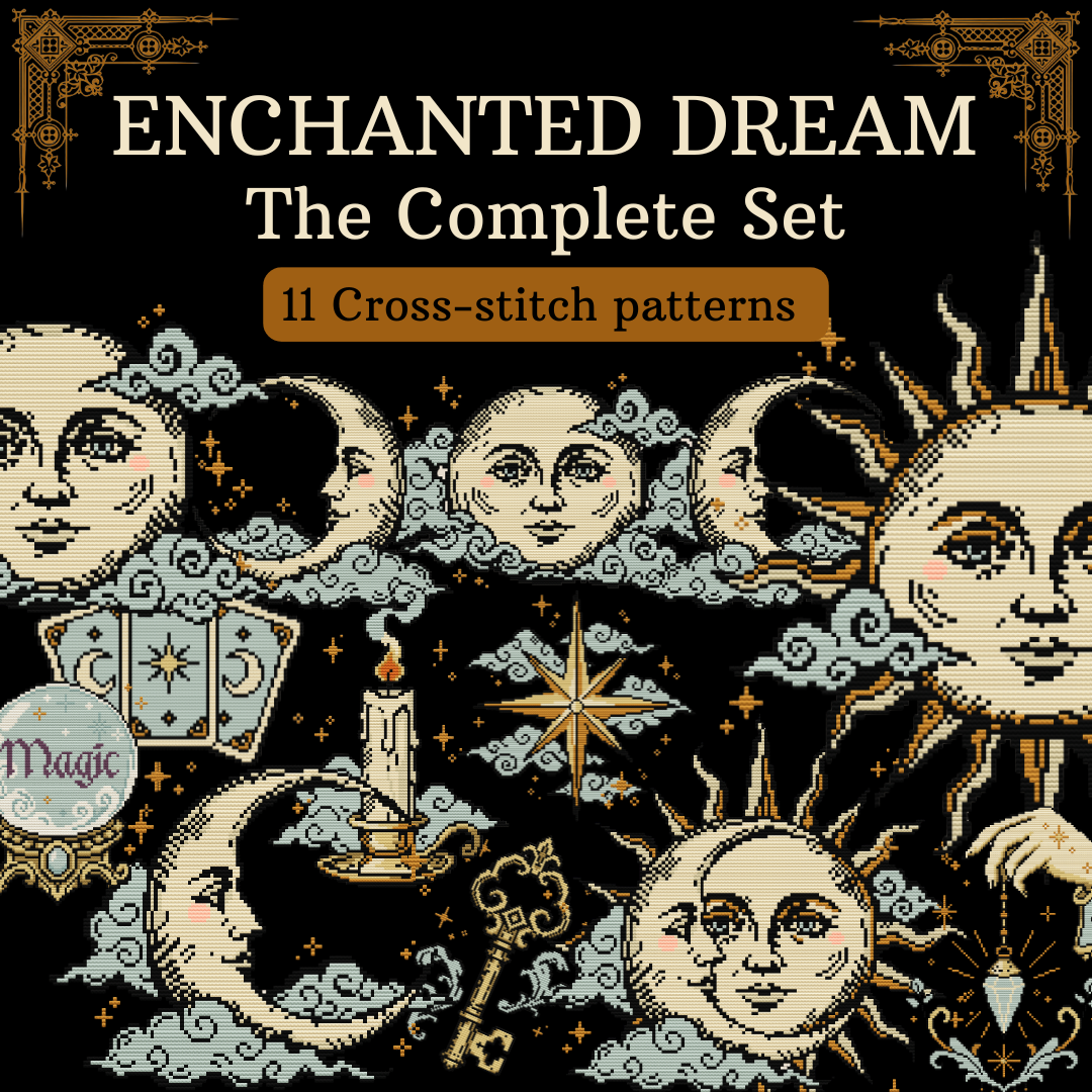 Enchanted Dream Cross Stitch Bundle – Set of 11 Patterns
