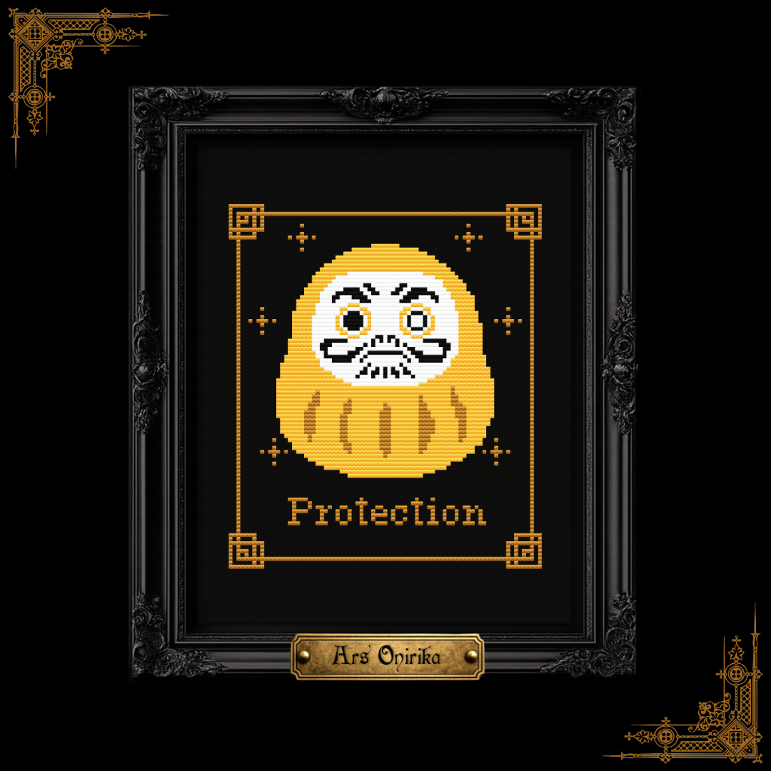 Daruma Lucky Set - Cross Stitch Bundle
