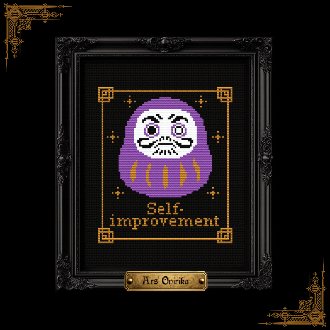 Daruma Lucky Set - Cross Stitch Bundle