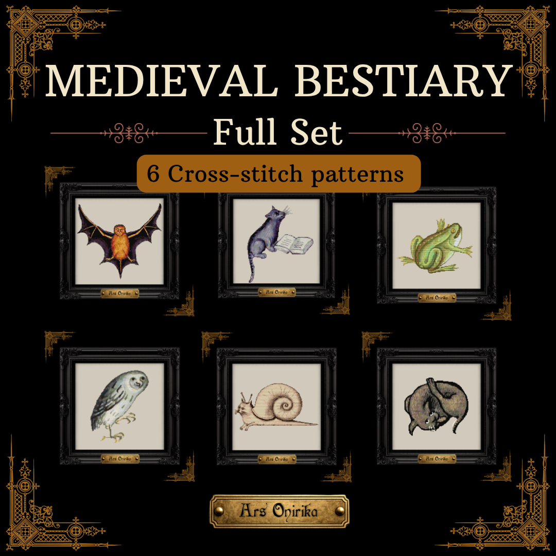 Medieval Bestiary Bundle - Cross Stitch Pattern