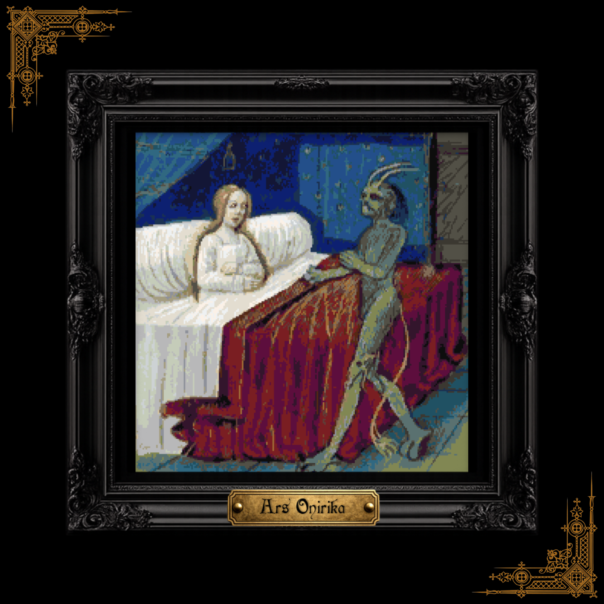 Sleep Paralysis - Cross Stitch Pattern
