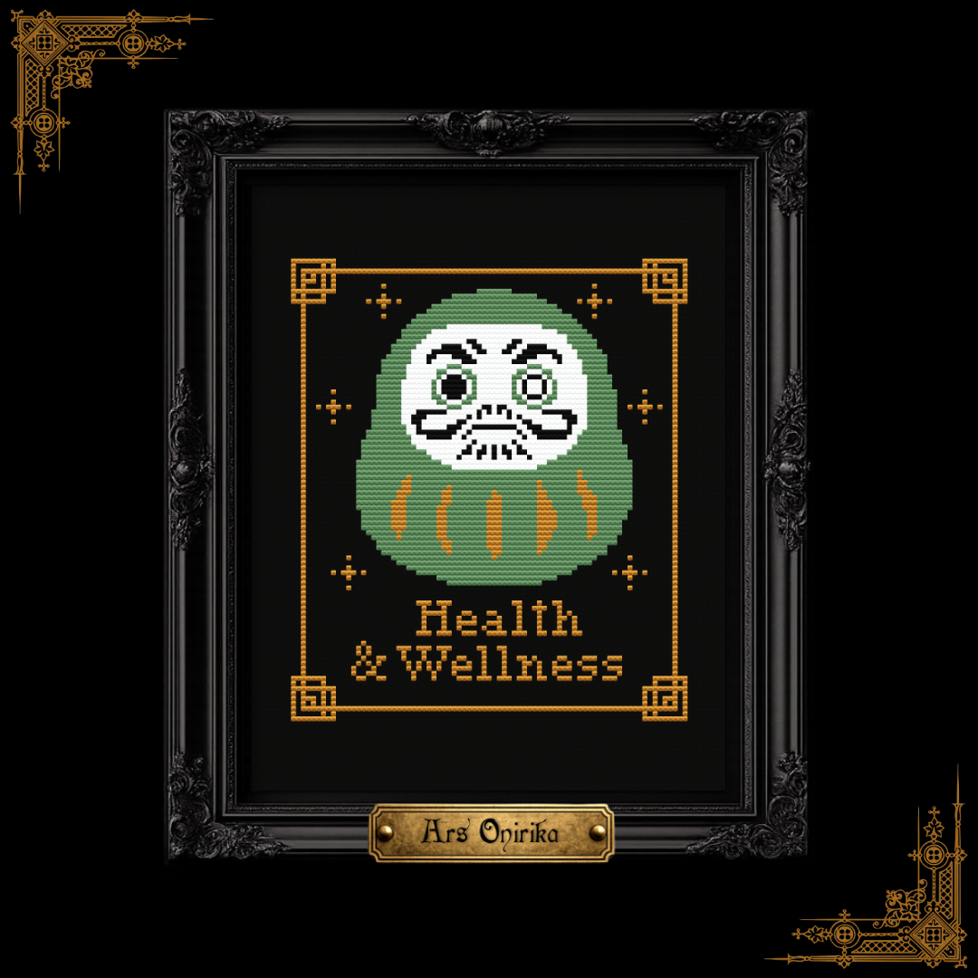 Daruma Lucky Set - Cross Stitch Bundle