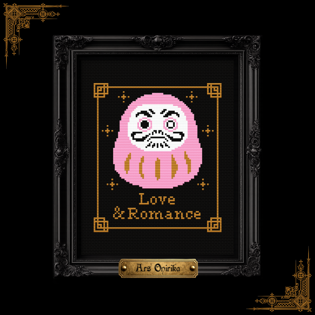 Daruma Lucky Set - Cross Stitch Bundle