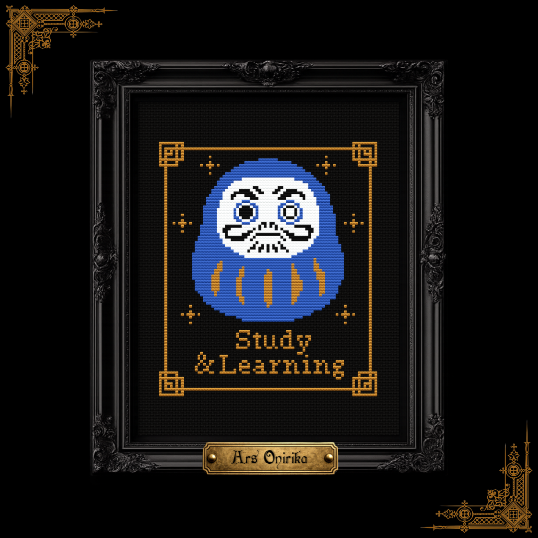 Daruma Lucky Set - Cross Stitch Bundle