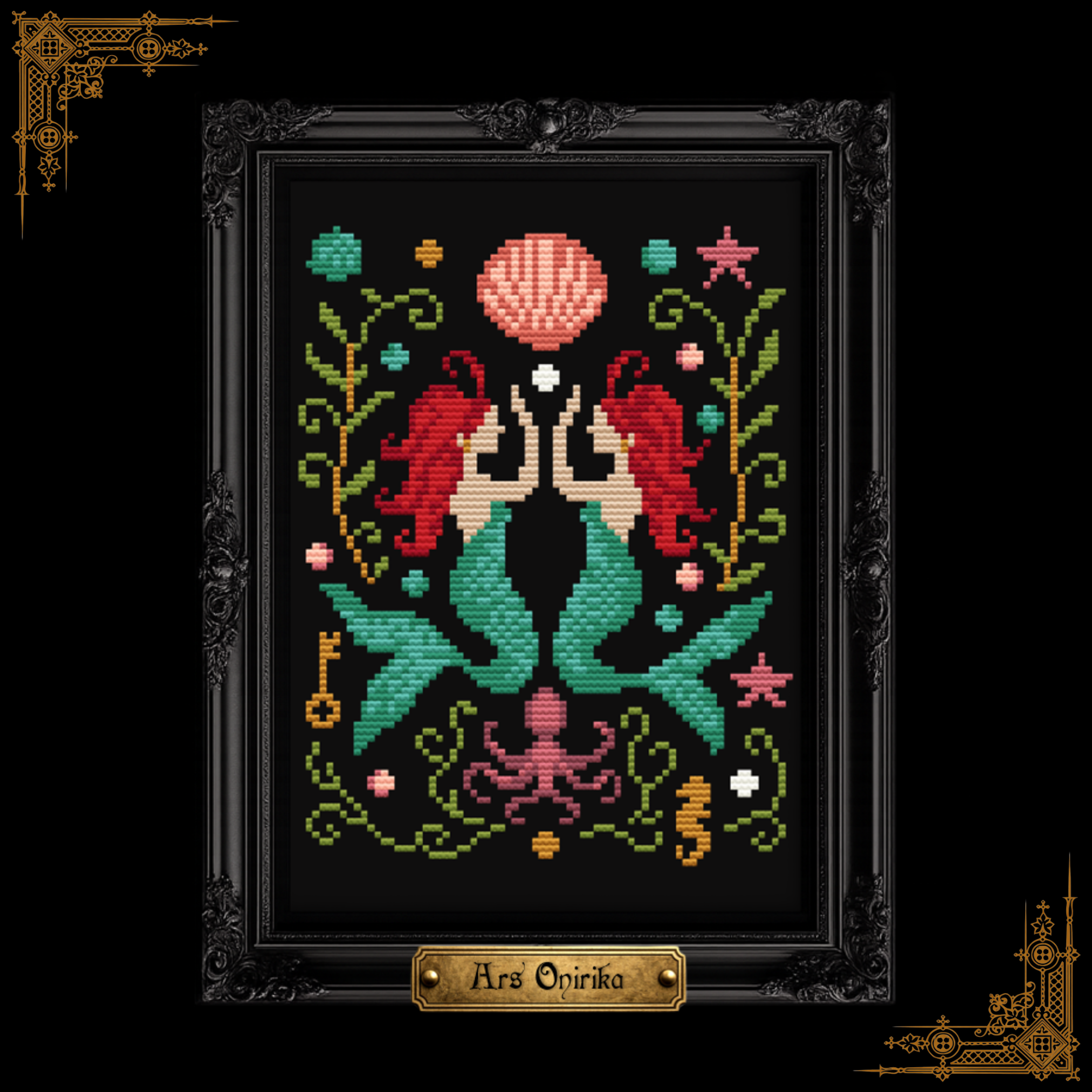 𝐓𝐖𝐈𝐍𝐍𝐄𝐃 𝐌𝐄𝐑𝐌𝐀𝐈𝐃𝐒 – 𝐂𝐫𝐨𝐬𝐬 𝐒𝐭𝐢𝐭𝐜𝐡 𝐏𝐚𝐭𝐭𝐞𝐫𝐧