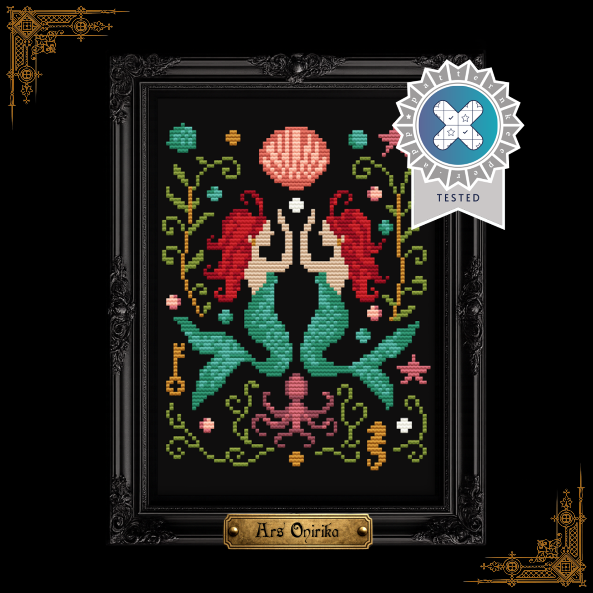 𝐓𝐖𝐈𝐍𝐍𝐄𝐃 𝐌𝐄𝐑𝐌𝐀𝐈𝐃𝐒 – 𝐂𝐫𝐨𝐬𝐬 𝐒𝐭𝐢𝐭𝐜𝐡 𝐏𝐚𝐭𝐭𝐞𝐫𝐧