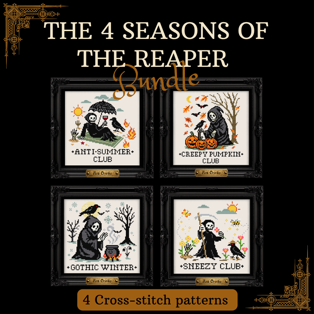 The Four Seasons of The Reaper - Cross Stitch Pattern