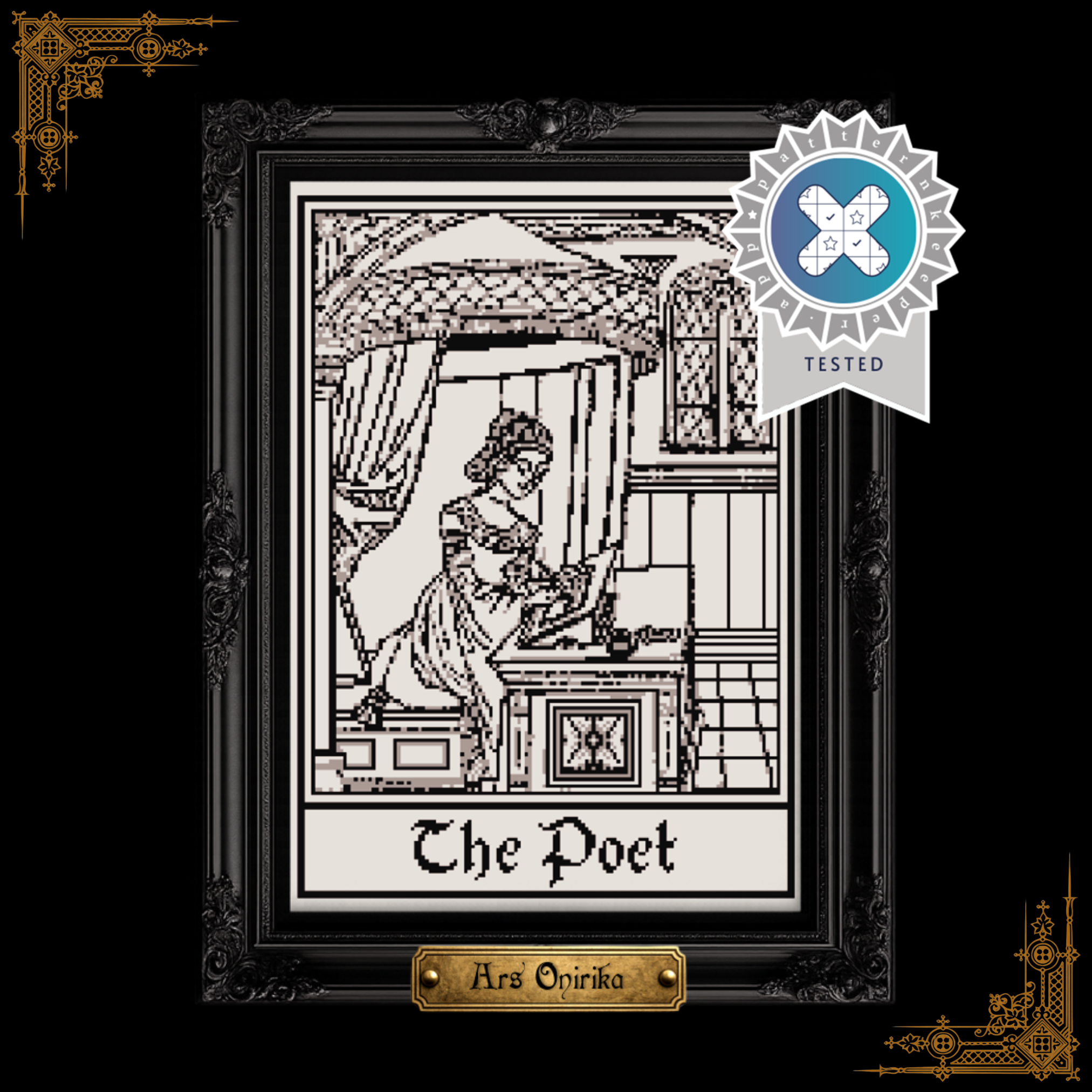 𝐓𝐇𝐄 𝐏𝐎𝐄𝐓 – 𝐂𝐫𝐨𝐬𝐬 𝐒𝐭𝐢𝐭𝐜𝐡 𝐏𝐚𝐭𝐭𝐞𝐫𝐧