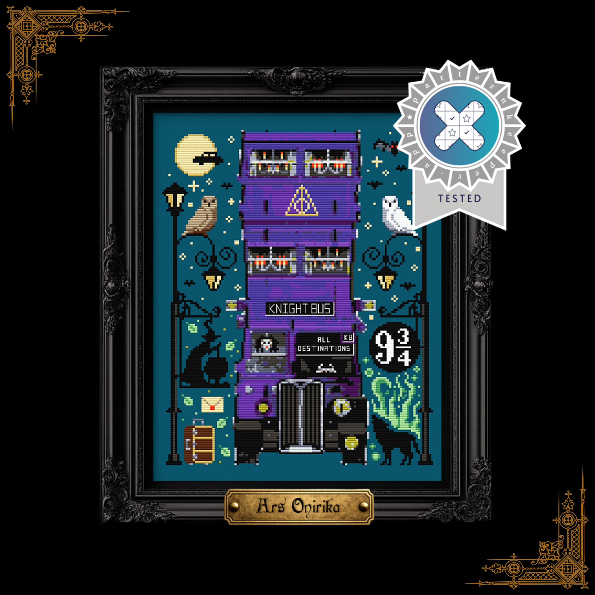 𝐊𝐍𝐈𝐆𝐇𝐓 𝐁𝐔𝐒 – 𝐂𝐫𝐨𝐬𝐬 𝐒𝐭𝐢𝐭𝐜𝐡 𝐏𝐚𝐭𝐭𝐞𝐫𝐧