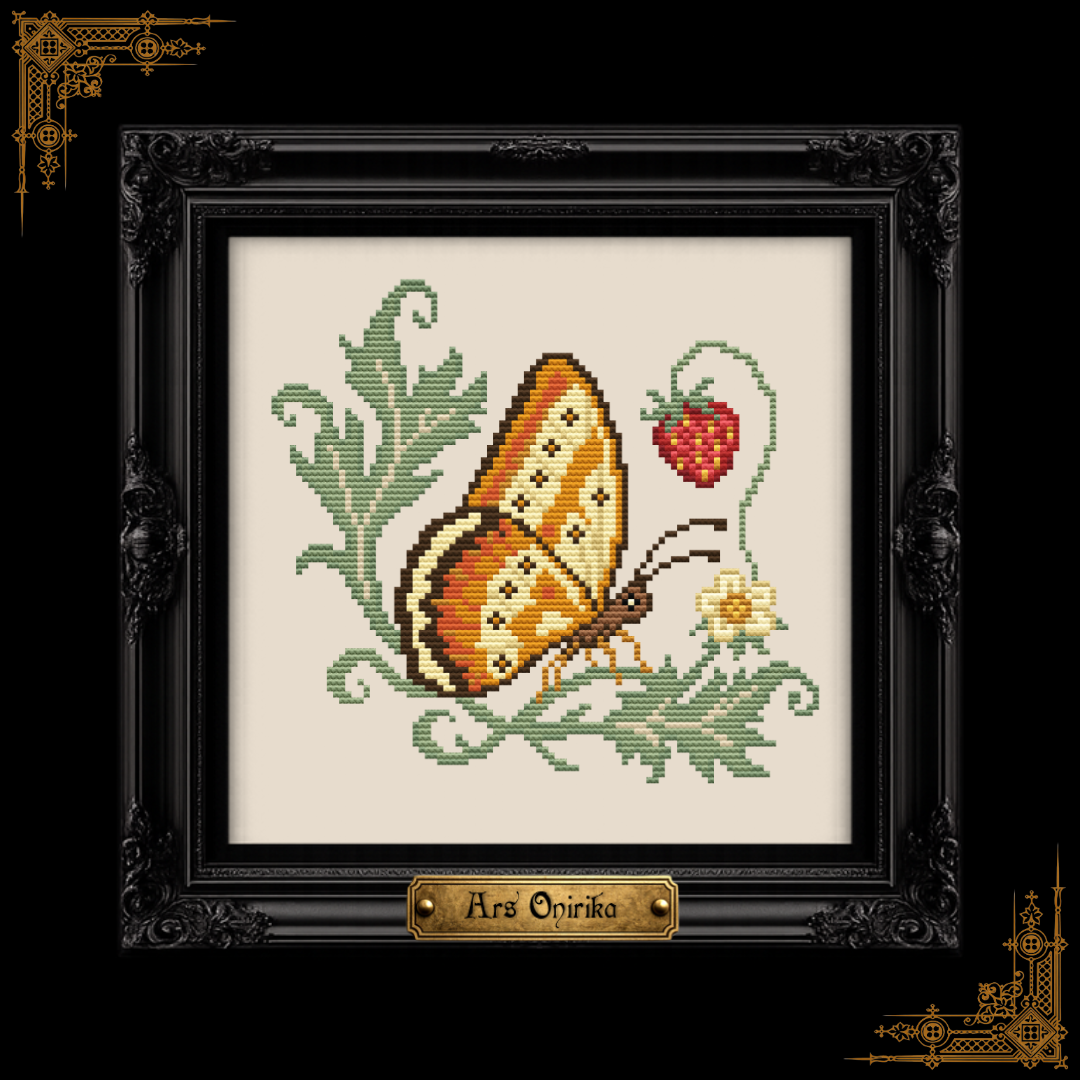 Arts & Crafts Mini Cross Stitch Pattern Bundle Small Tiny Garden
