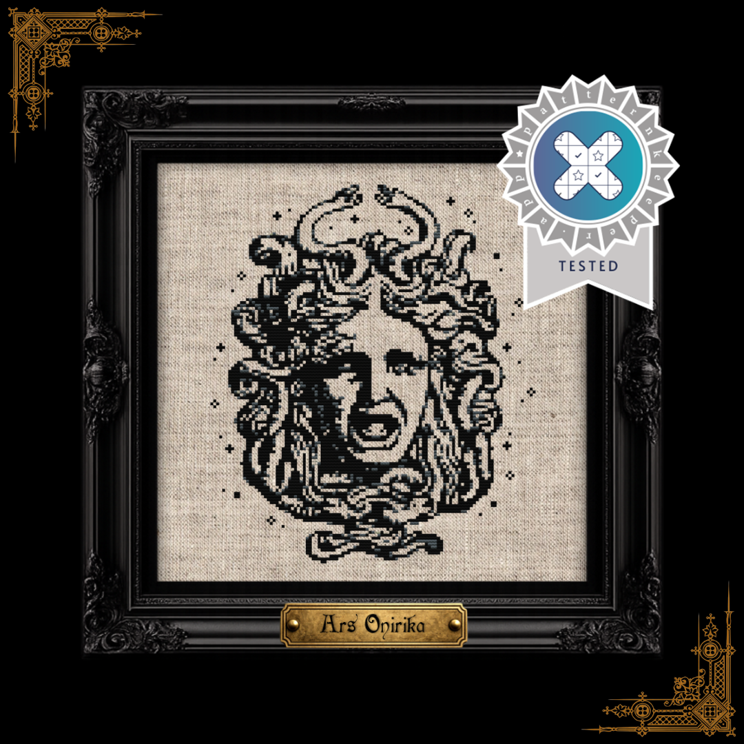 Medusa - Cross Stitch Pattern