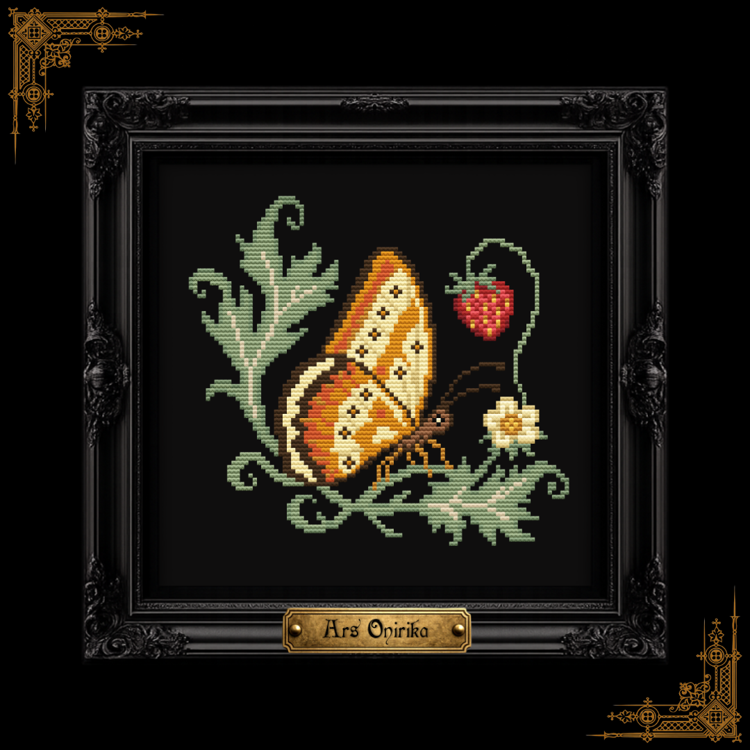 Arts & Crafts Mini Cross Stitch Pattern Bundle Small Tiny Garden
