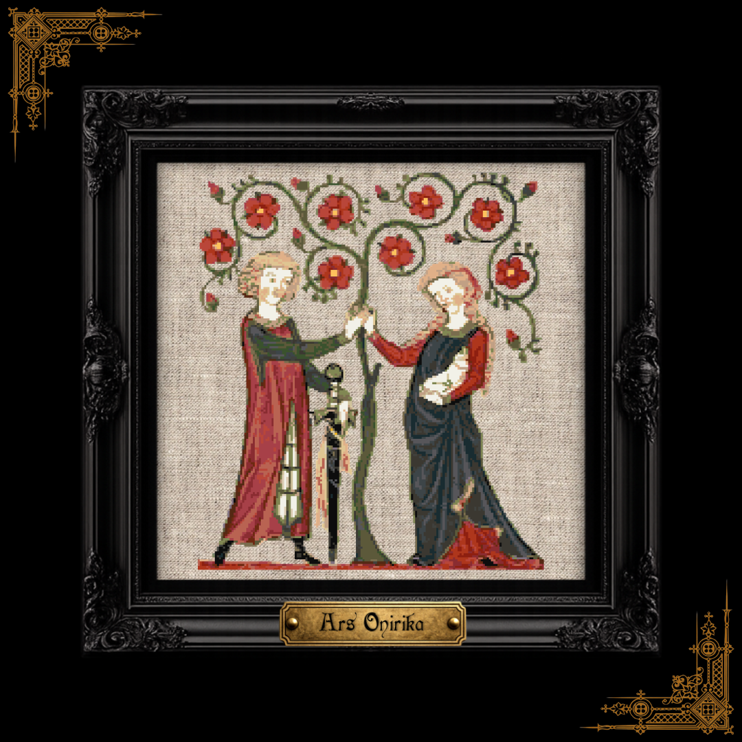Medieval Codex (II) - Codex Manese Cross Stitch Pattern