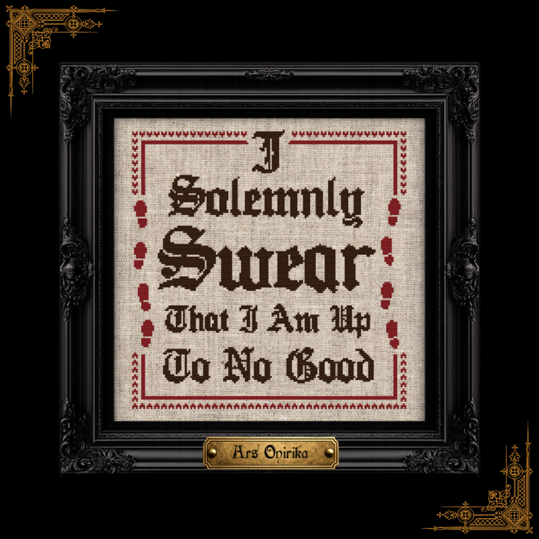 Marauders Map - Cross Stitch Pattern