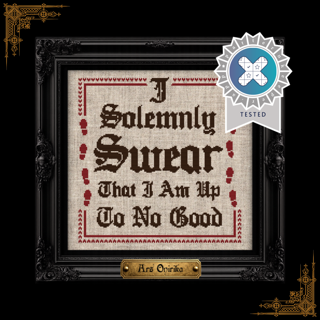 Marauders Map - Cross Stitch Pattern