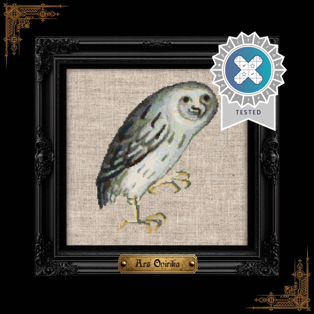 Medieval Owl - Cross Stitch Pattern