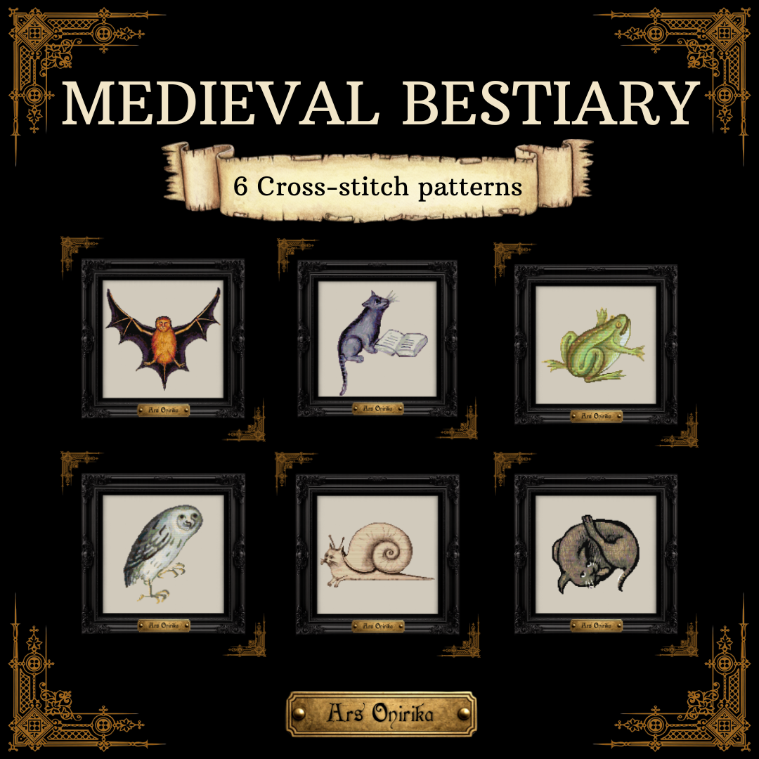 Medieval Bestiary Bundle - Cross Stitch Pattern